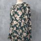 Peony garden balloon sleeve blouse
