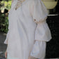 Lady mermaid balloon sleeve blouse