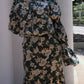 Peony garden balloon sleeve blouse