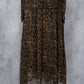 Leopard power long skirt