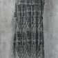 Monochrome power long skirt