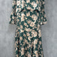 Peony garden mermaid flare skirt