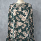 Peony garden balloon sleeve blouse