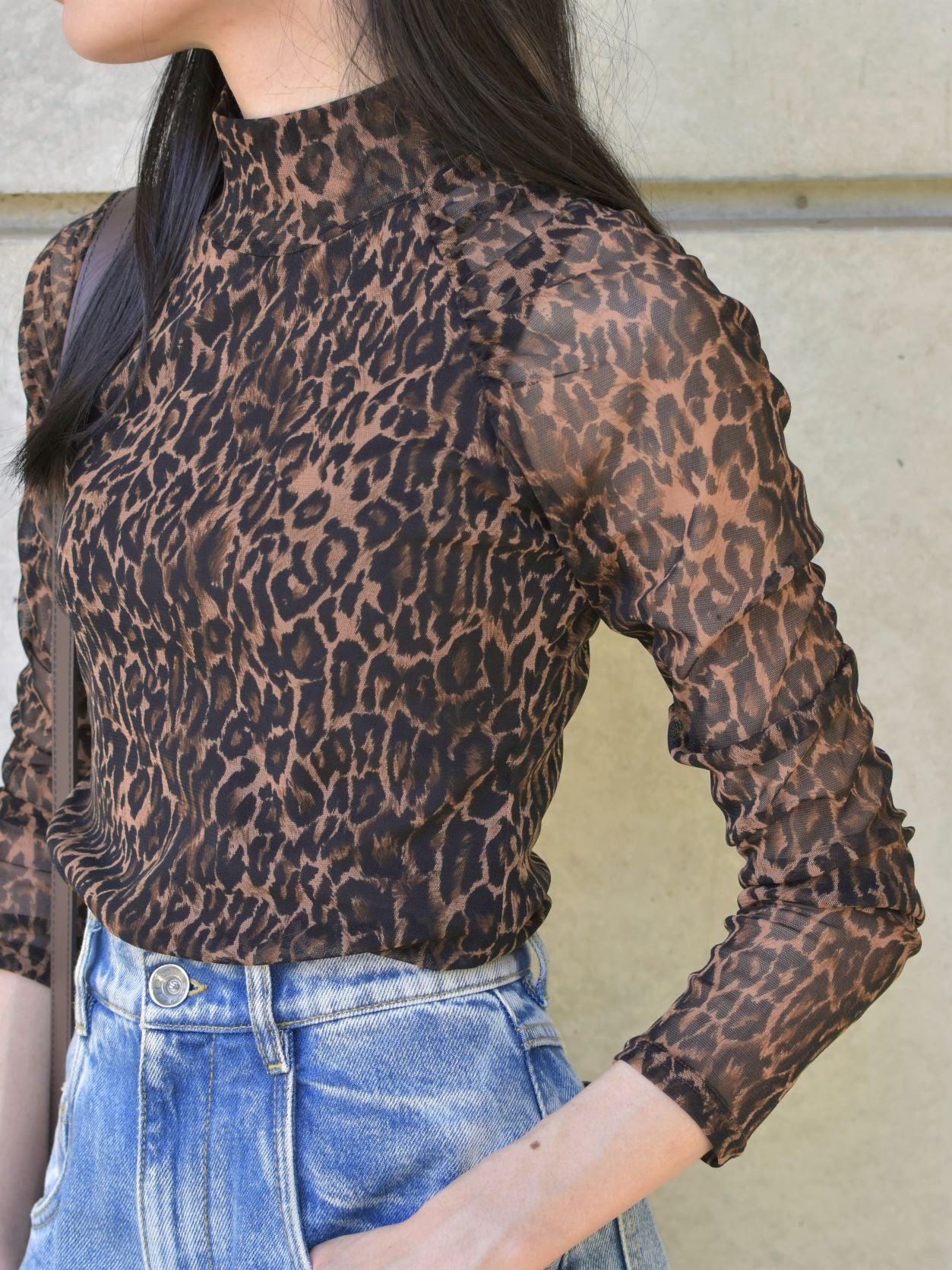 Leopard power Hi-neck